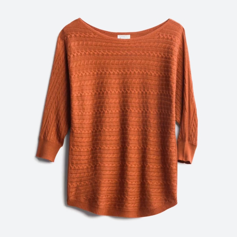 MARKET & SPRUCE Reviera Cable Knit Dolman Sweater